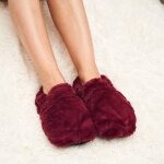 Chaussons chauffants - du 36 au 42 prune