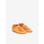 Chaussons cuir souple b�b� grooar � camel
