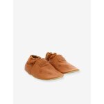 Chaussons cuir souple bb mywood  marron