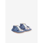 Chaussons cuir souple bb sweety dog robeez bleu