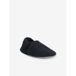 Chaussons lastiqus en cuir souple bb marine