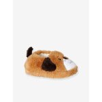 Chaussons enfant fille fourr�s marron