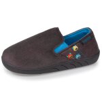 Chaussons mocassins légers et confortables, faciles À enfiler gris chiné Chaussons mocassins légers et confortables, faciles À enfiler gris chiné