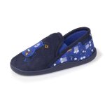 Chaussons mocassins semelle antidérapante marine Chaussons mocassins semelle antidérapante marine
