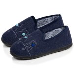 Chaussons mocassins souples, ultra confortables et lgrs, confort technologie everywear bleu
