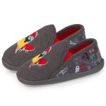 Chaussons mocassins ultra confortables, faciles  enfiler gris
