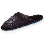 Chaussons mules impressions gomme noir Chaussons mules impressions gomme noir