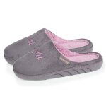 Chaussons mules l�gers et confortables, faciles � enfiler gris