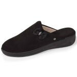 Chaussons mules petit talon de 4, 5 cm noir