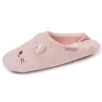 Chaussons mules semelle antidrapante rose