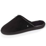 Chaussons mules ultra confortables (technologie everywear ),  mmoire de forme, intemporelles noir