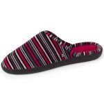 Chaussons mules ultra confortables (technologie everywear ),  mmoire de forme, intemporelles rayures ...
