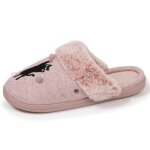 Chaussons mules ultra confortables et lgers, mousse  mmoire de forme rose chin