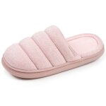 Chaussons mules velours semelle bloup xtra confort blush