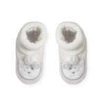 Chaussons naissance - petit lapin #ffffff