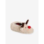 Chaussons de nol pour la famille beige clair