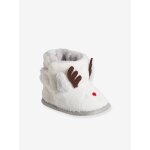 Chaussons de parc bottillons fourrs bb cru