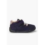 Chausson renforc avec lacets lastiques et sangle adhrente bleu marine