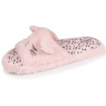 Chaussons sandales rose