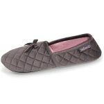 Chaussons slippers gris fonc