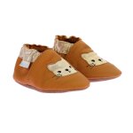 Chaussons wild kitten camel