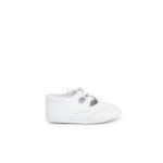 Chaussures anglaises en cuir pour b�b� blanc