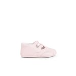 Chaussures anglaises en cuir pour b�b� rose