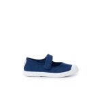 Chaussures babies bout en caoutchouc � fermeture scratch bleu navy