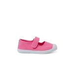 Chaussures babies bout en caoutchouc � fermeture scratch rose chewing - gum