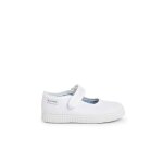 Chaussures babies fille  scratch style basket blanc