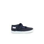 Chaussures babies fille  scratch style basket bleu marine