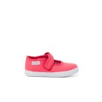 Chaussures babies fille  scratch style basket corail
