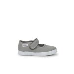 Chaussures babies fille  scratch style basket gris
