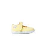Chaussures babies fille À scratch style basket jaune Chaussures babies fille À scratch style basket jaune