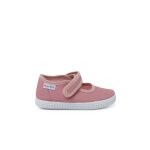 Chaussures babies fille � scratch style basket rose p�le