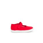 Chaussures babies fille  scratch style basket rouge