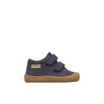 Chaussures barefoot gar�on en cuir amur � scratch marine