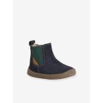 Chaussures b�b� boots cuir marine
