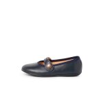 Chaussures À boucle fille cuir couleurs bleu marine Chaussures À boucle fille cuir couleurs bleu marine