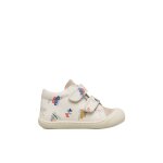 Chaussures en cuir et en daim cocoon vl blanc - gris -