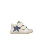 Chaussures en cuir et en daim kolde vl blanc cr�me - vert