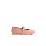 Chaussures fille en serratex avec � scratch rose
