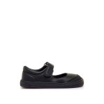 Chaussures filles synth�tique fermeture adh�sive barefoot bleu navy