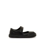 Chaussures filles synth�tique fermeture adh�sive barefoot noir intense