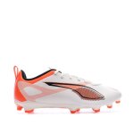 Chaussures de foot junior ultra 5 play fg / ag blanc