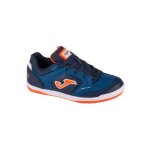 Chaussures de foot en salle top flex bleu marine / orange