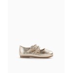 Chaussures mary jane avec boucles et brillants or