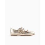 Chaussures mary jane avec boucles et brillants or