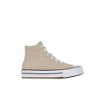 Chaussure montante � plateforme chuck taylor all star eva lift beige junior beige