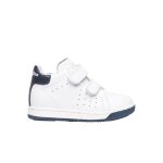 Chaussures en nappa � scratch adam vl blanc -